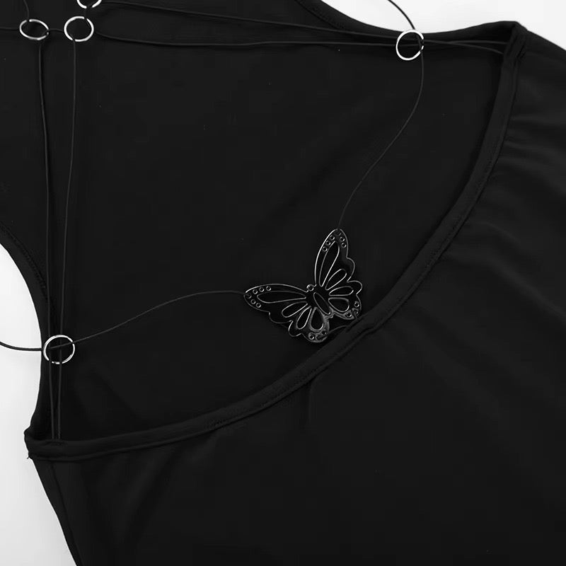 Butterfly Cutout Bodycon Dress