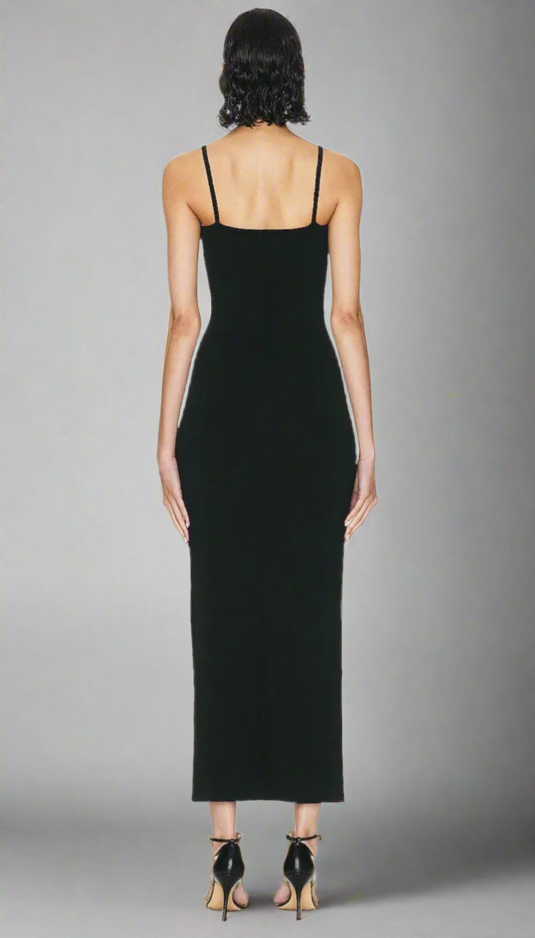 Satin Wave™ – Backless Goddess Dress
