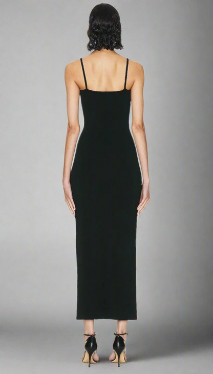 Satin Wave™ – Backless Goddess Dress