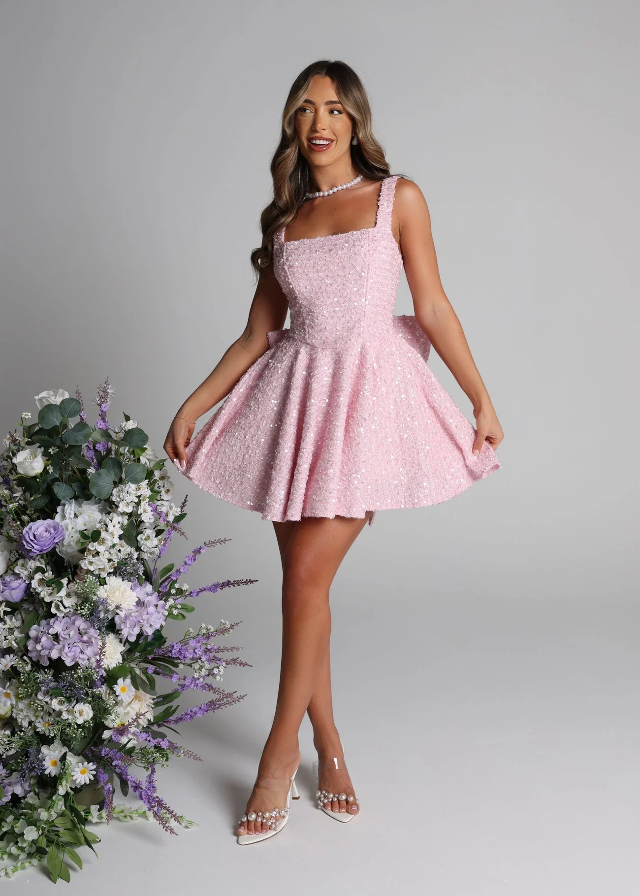 GlimmerLuxe™ – Princess Mini Dress