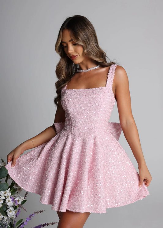 GlimmerLuxe™ – Princess Mini Dress